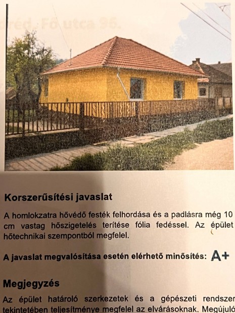 4 szoba, nappali konyhás Balaton közeli ház