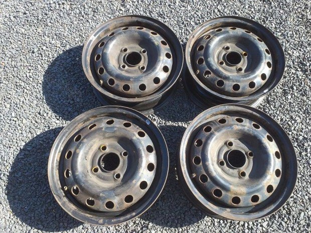 4db 13 coll Daewoo Kalos Lanos Opel gyári acéfelni 4x100