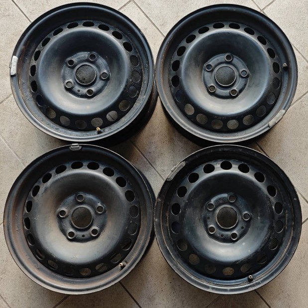 4db 15" 5x112 (VW, Skoda, Seat, Audi) gyri lemezfelni 6Jx15H2 ET37