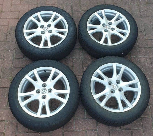 4db 16" 4x100 alufelni + 195/55 tli gumi