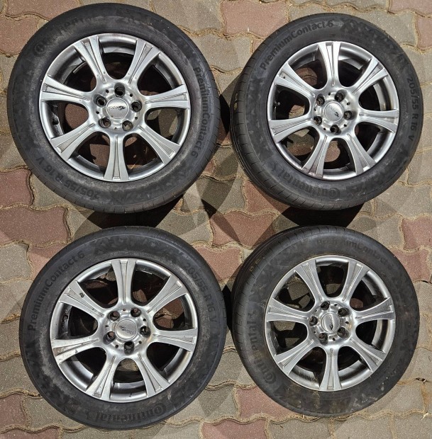 4db 16" 6,5J 5x108 ET50 Brock alu felni alufelni gumikkal Ford Mondeo