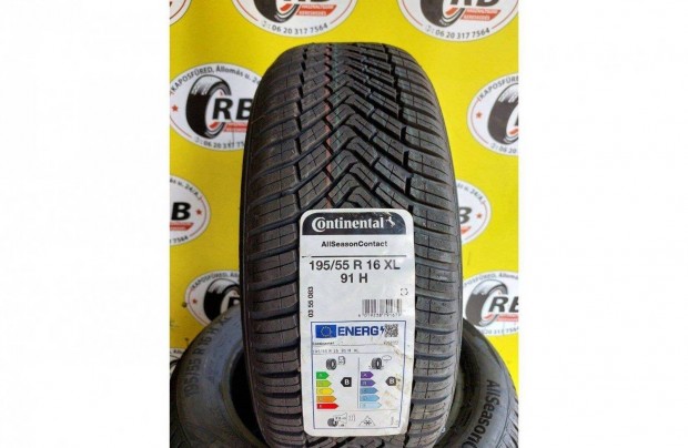 4db 195/55 r16 j Continental 4vszakos gumi 2021 32500ft/db