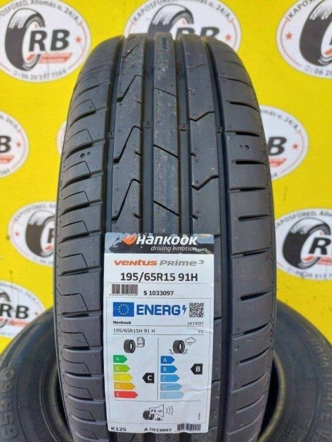 4db 195/65 r15 Új Hankook nyári gumi 24900 Ft/db