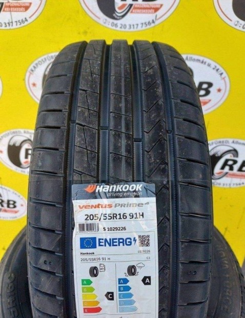4db 205/55 r16 Új Hankook nyári gumi 27800 Ft/db