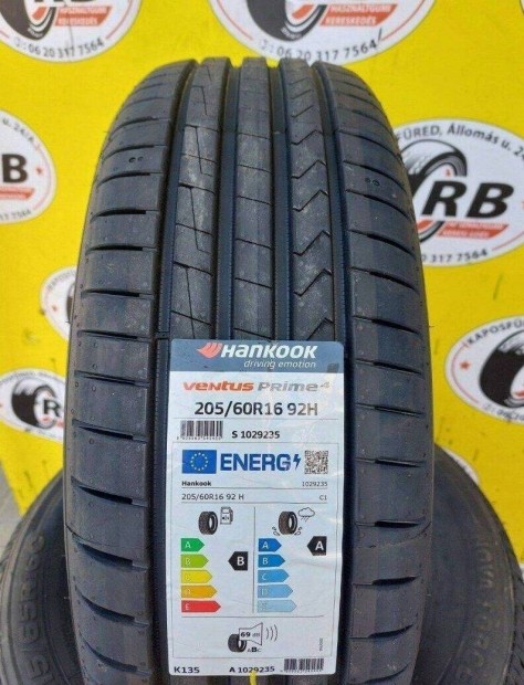4db 205/60 r16 Új Hankook nyári gumi 36000 Ft/db