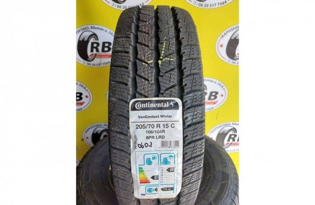 4db 205/70 r15 C j Continental tli gumi 2017 25000ft/db