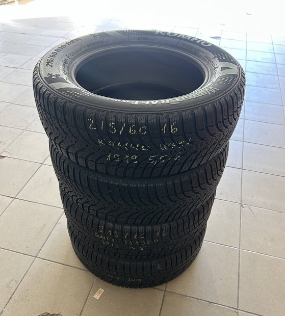 4db 215/60R16 téli gumi 2 Kumho + 2 Continental 215/60 R16 215 60 16