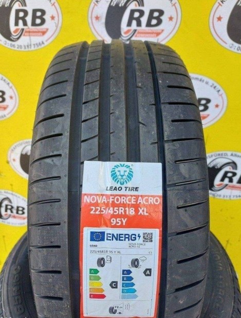4db 225/45 r18 Új Leao nyári gumi 29800 Ft/db