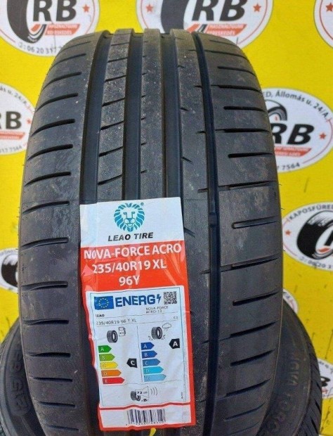 4db 235/40 r19 Új Leao nyári gumi 31500 Ft/db