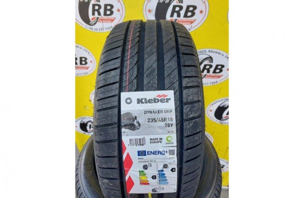 4db 235/45 r18 Új Kleber nyári gumi 52500 Ft/db