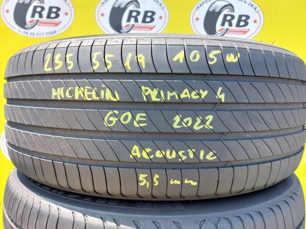 4db 235/55 r19 Michelin Primacy 4,,2022,,5.5mm,,15000/db