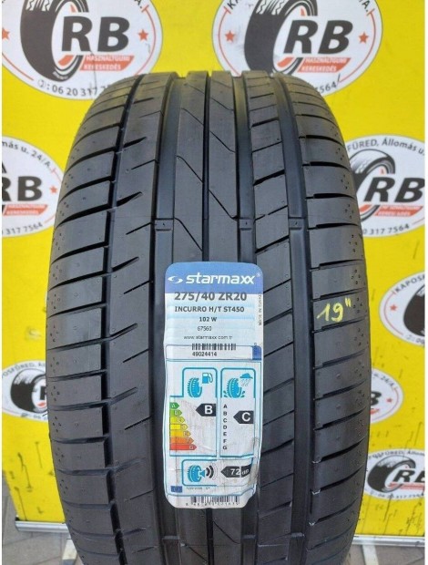 4db 275/40 r20 Starmaxx j nyri 2019 , 35000ft/db