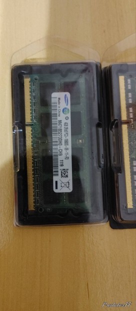 4db 4gb ddr3 laptop memória eladó 2500Ft/db