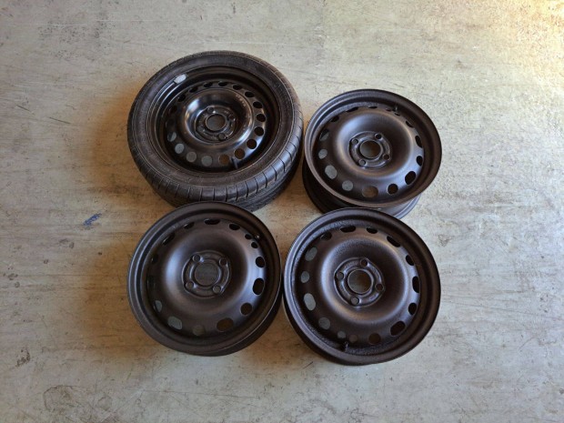 4db 4x100 14" Opel Daewoo GM Acélfelni lemezfelni Eladó!!! 5,5Jx14 H2