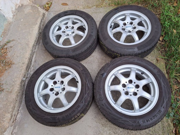 4db 5x100 14" jszer Skoda Seat Volkswagen Alufelni Alutec Germany