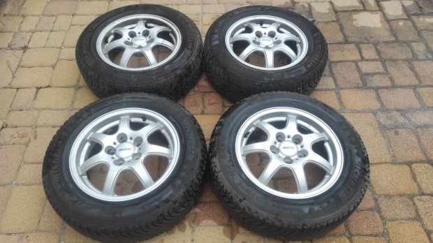 4db 5x114,3 Alutec alufelni (Honda Civicről) + Michelin Alpin 5/6 téli