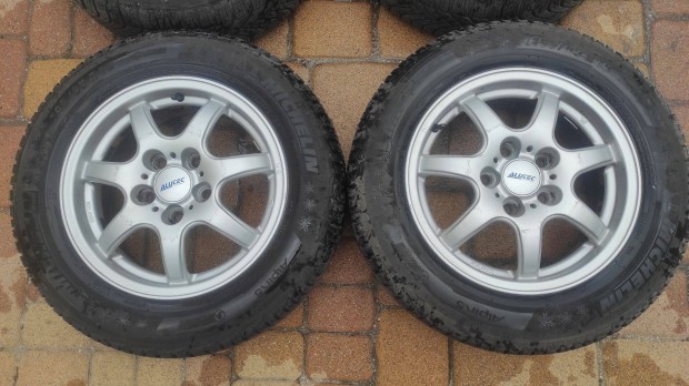 4db 5x114,3 Alutec alufelni (Honda Civicről) + Michelin Alpin 5/6 téli