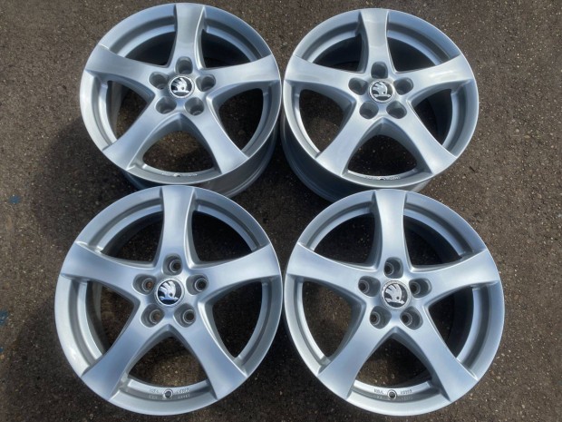 4db Borbet 16 Skoda alufelni. (4107)