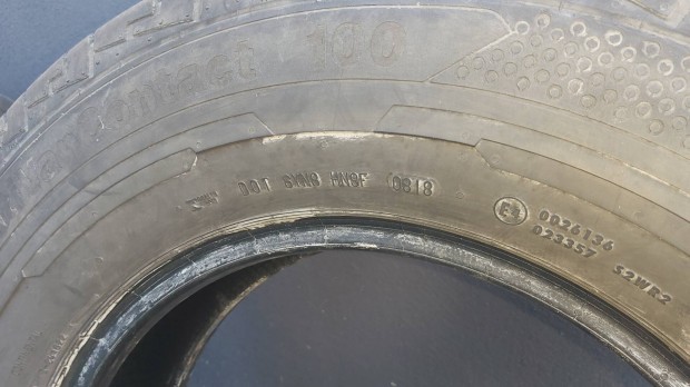 4db Continental 215/75R16C kisteherautó nyári gumi eladó