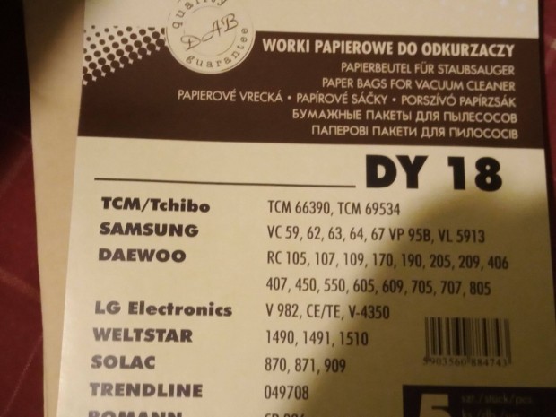 4db Daewoo porzsk porszvhoz (DY-18) 1000ft buda