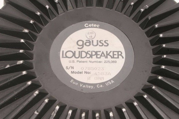 4db Gauss Loudspeaker 15"(40cm), s ms 10" - 18" hangszr