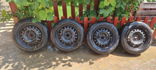 4db Gyri Opel Astra J, K, Meriva felni Tpms-el 16" + tli gumi szett