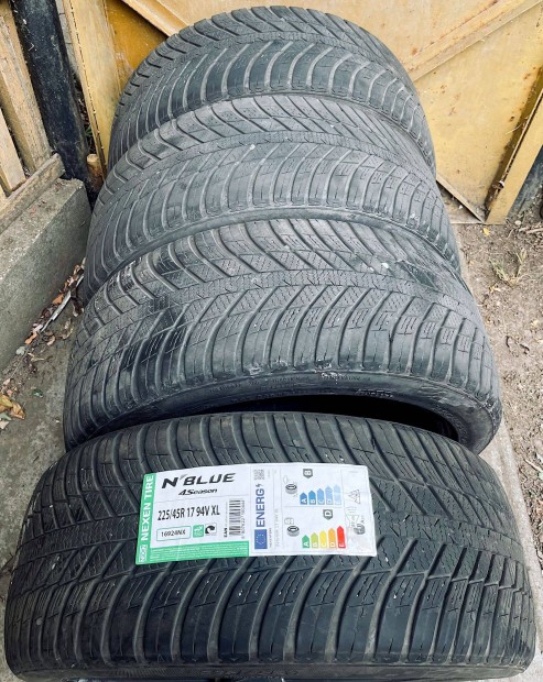 4db Nexen 225 / 45 / R17 ngyvszakos gumi