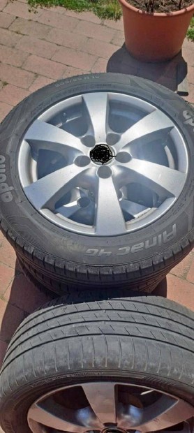 4db Ronal 16", 5x98, ET35 -ről ET25 -re távtartó + csavarok