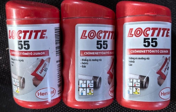 4db j Henkel Loctite 55 Csmenettmt Zsinr 160 mter