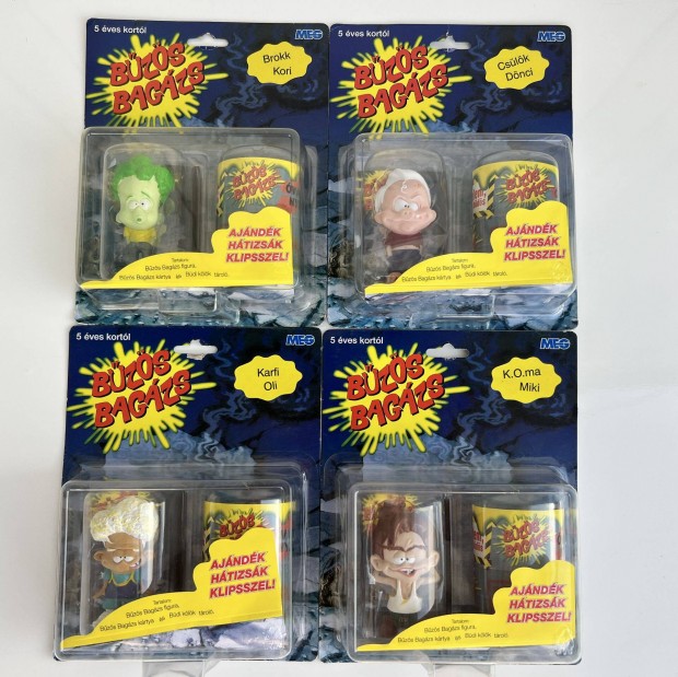 4db �j bontatlan B�z�s Bag�zs - Stink Blasters figura egyben elad�