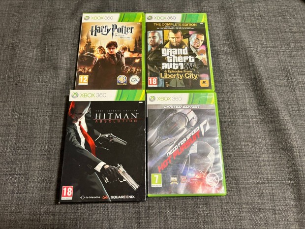 4db Xbox360 Xbox 360 jtk ( Harry Potter, NFS, GTA, Hitman )