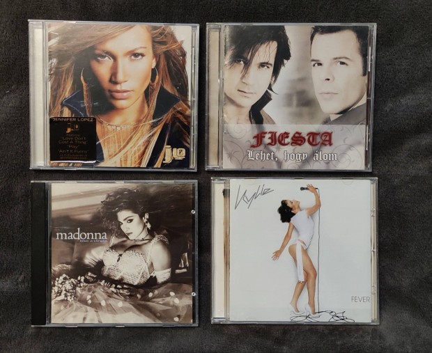 4db cd olcsn elad (Madonna, Kylie, JLO, Fiesta)