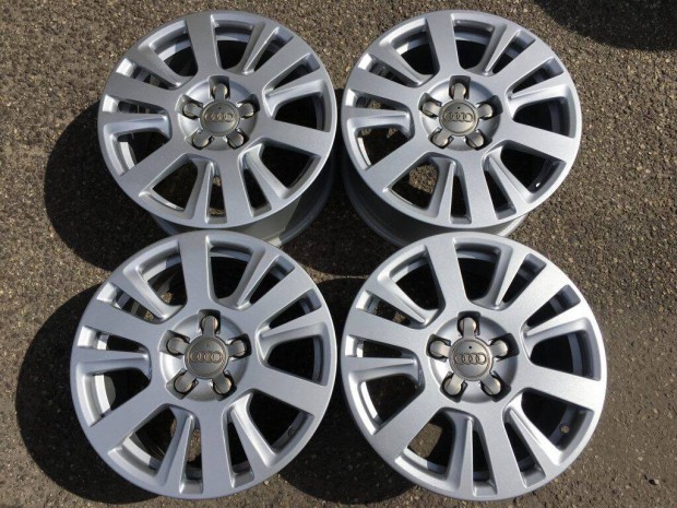 4db gyári 16 Audi A6-A4 alufelni. ("812")
