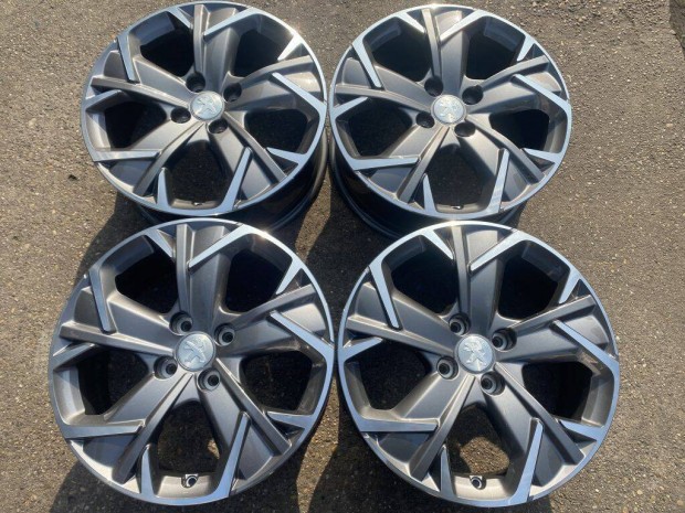 4db gyári 17 Peugeot e-2008 e-208 új alufelni. ("2833")