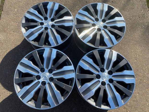4db gyári 17" Peugeot 308 - 508 alufelni. ("3692")