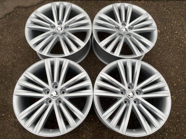4db gyári 19" Skoda Superb alufelni. ("3600")
