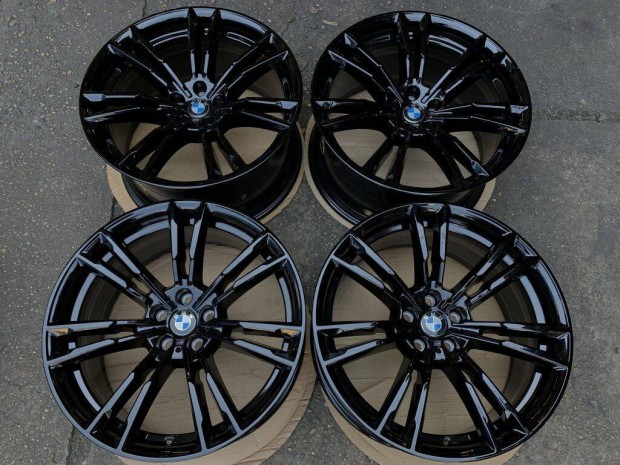 4db gyári 20 BMW M5 F90 Styling 706M Jet Black új alufelni. (*2504*)
