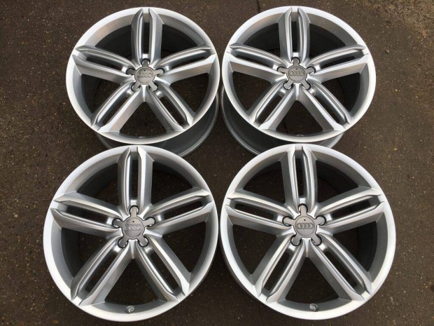 4db gyári 20" Audi A6-4G alufelni. ("283")