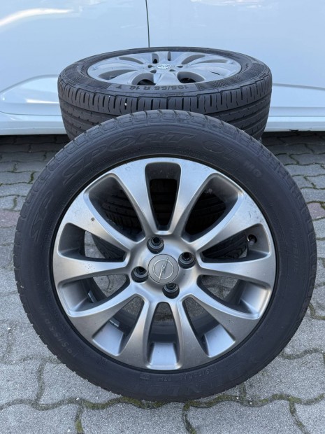 4db gyri Opel 195/55 R16 alufelni + nyrigumi