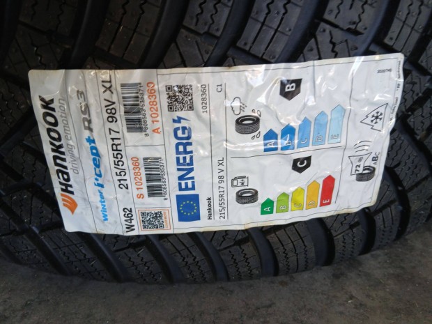 4db új 0km-es 215/55 R17 Hankook téli gumi 215/55R17 17