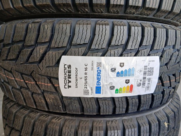 4db új 0km-es 225/65 R16 C Nokian téli gumi 225/65R16C 16C