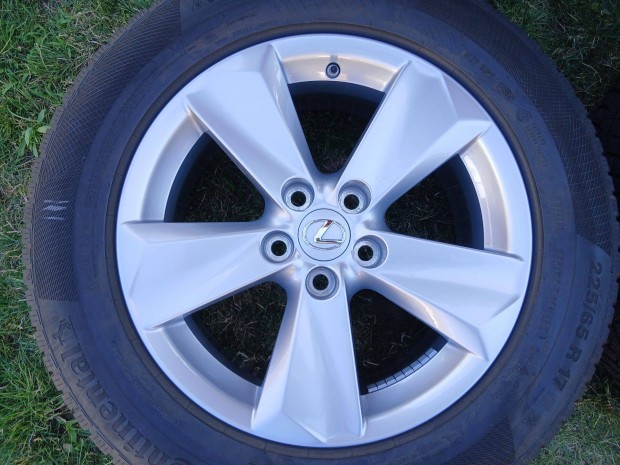 4db újszerű Lexus NX alufelni felni Conti téli gumikkal 17"