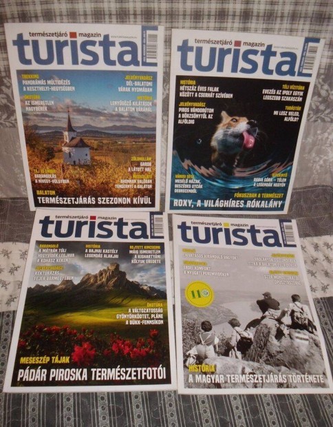 4db vadonat j Turista termszetjr magazinok