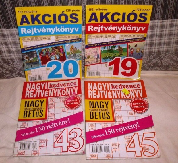 4db vastag nagybets rejtvny magazinok