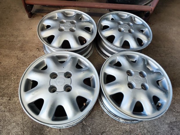 4x100 14" Gyári Opel Alufelni Felni 90Garage #1598