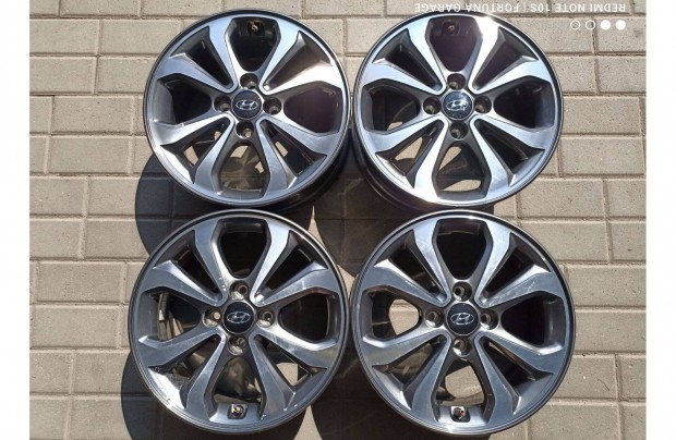 4x100 15" Hyundai hasznlt alufelni garnitra