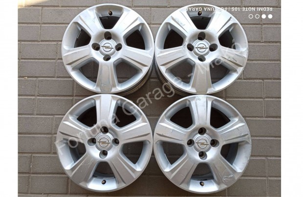 4x100 15" Opel használt alufelni garnitúra