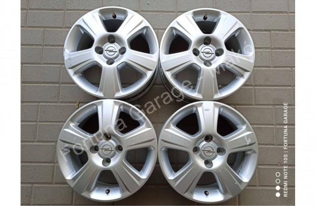 4x100 15" Opel használt alufelni garnitúra