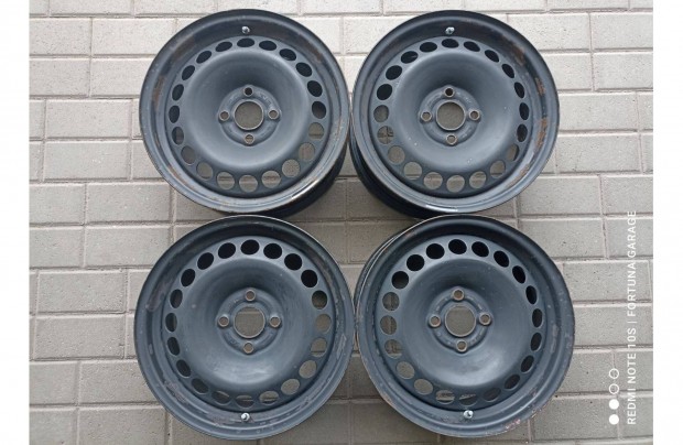 4x100 15" Opel használt lemezfelni garnitúra+Tpms (644)