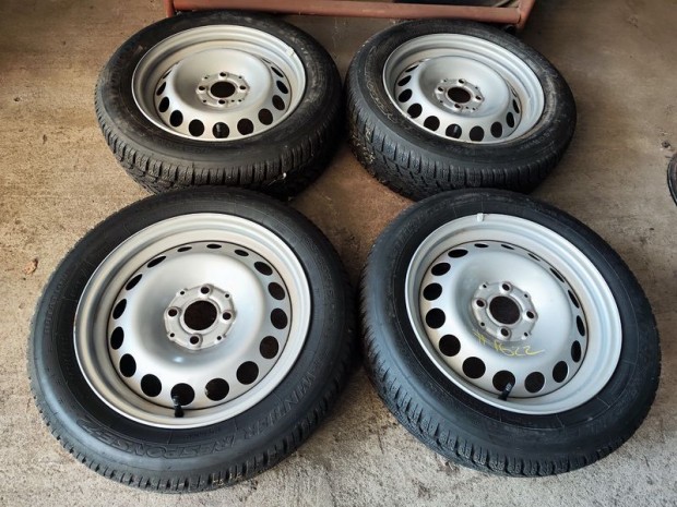 4x100 15" Renault Twingo Acélfelni +TPMS Lemez Felni Téligumival